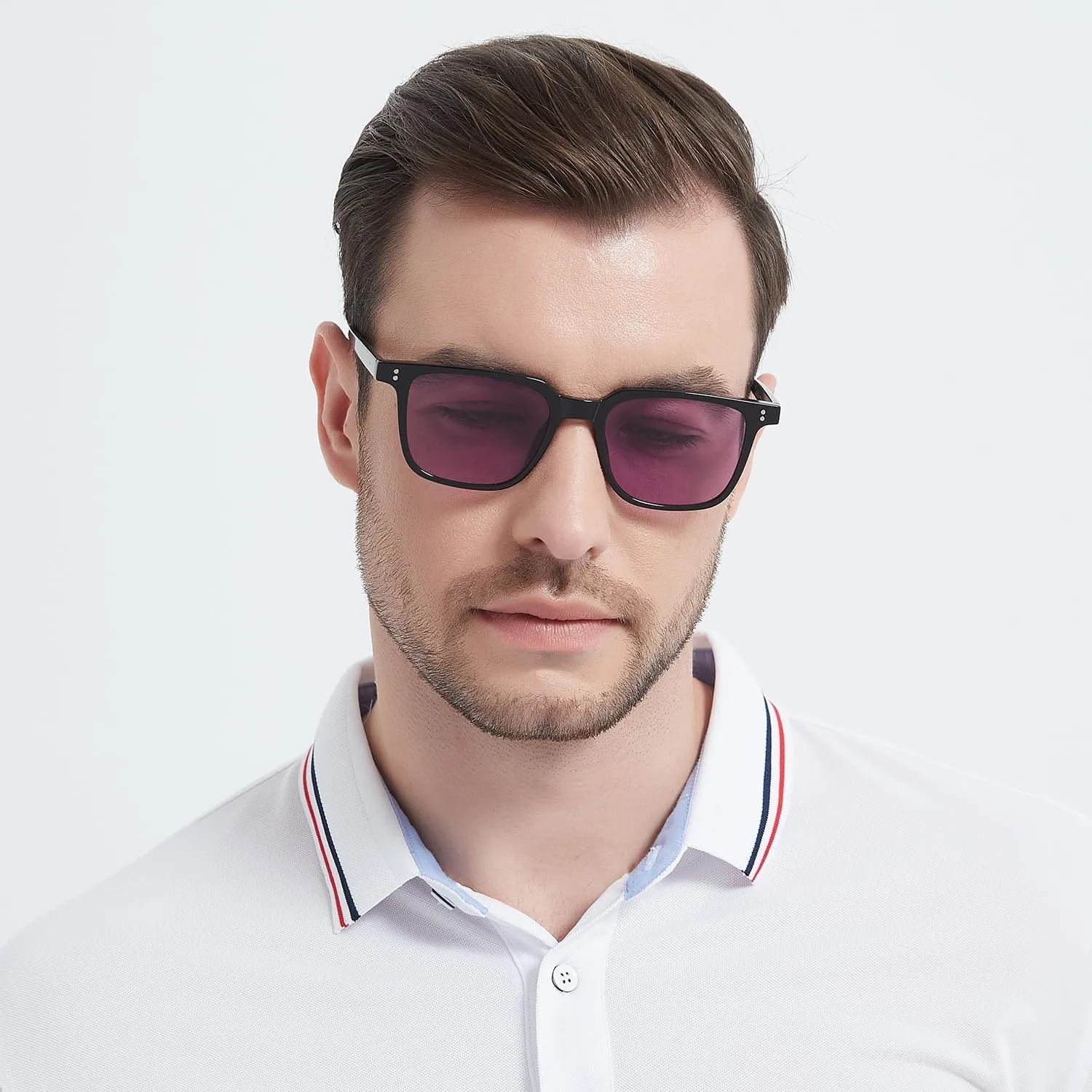 Gtand Unisex Vintage Retro Square Style Tinted Sunglasses For Men Women Fashion Rectangle Sun Glasses 52mm
