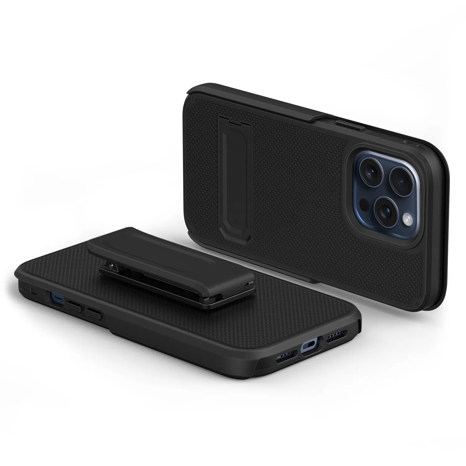 Holster Case with Belt Clip for iPhone 15 Pro