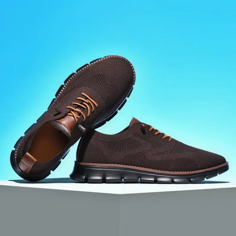 Wearbreeze Men??s Business Casual Oxford Sneakers ?C Lightweight Lace-Up Dress Shoes for Work, Travel,Party & Daily Commute