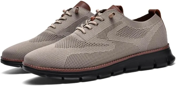 Wearbreeze Men??s Business Casual Oxford Sneakers ?C Lightweight Lace-Up Dress Shoes for Work, Travel,Party & Daily Commute