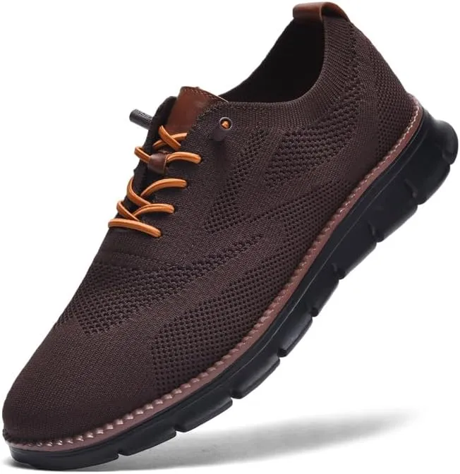 Wearbreeze Men??s Business Casual Oxford Sneakers ?C Lightweight Lace-Up Dress Shoes for Work, Travel,Party & Daily Commute