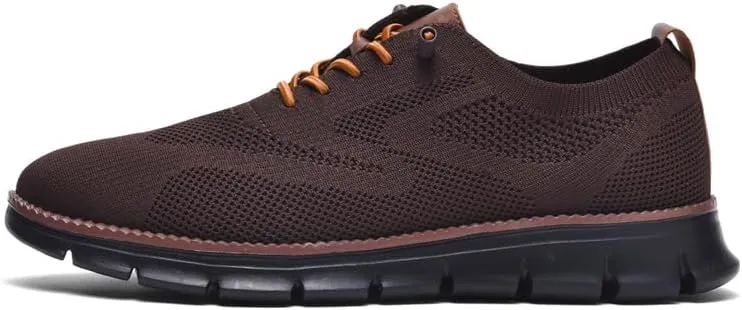 Wearbreeze Men??s Business Casual Oxford Sneakers ?C Lightweight Lace-Up Dress Shoes for Work, Travel,Party & Daily Commute