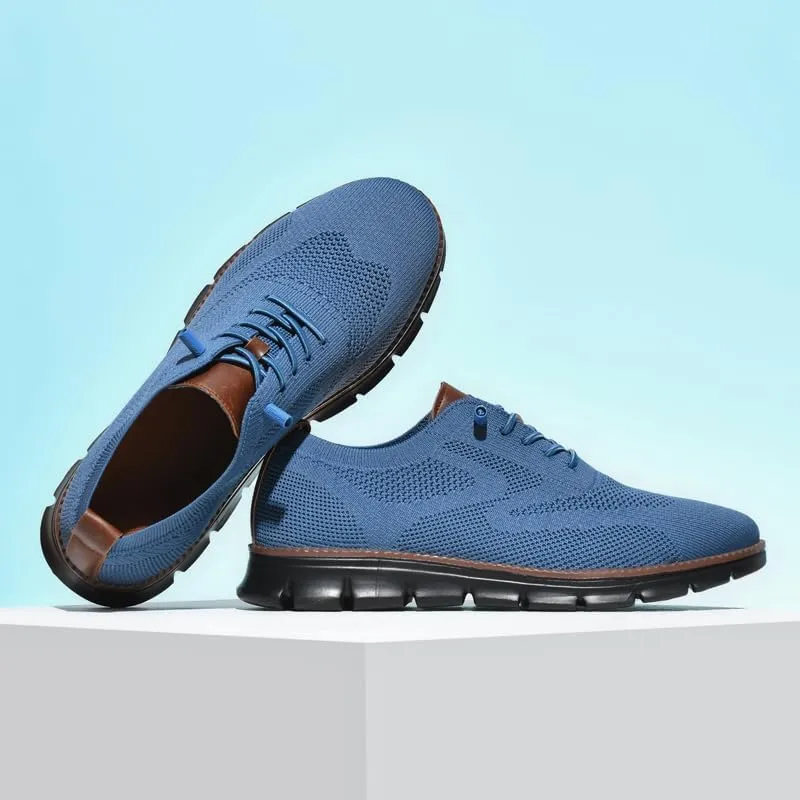 Wearbreeze Men??s Business Casual Oxford Sneakers ?C Lightweight Lace-Up Dress Shoes for Work, Travel,Party & Daily Commute