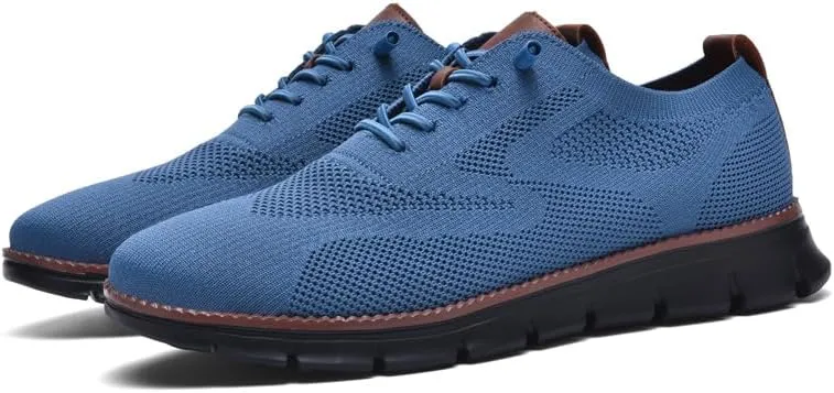 Wearbreeze Men??s Business Casual Oxford Sneakers ?C Lightweight Lace-Up Dress Shoes for Work, Travel,Party & Daily Commute
