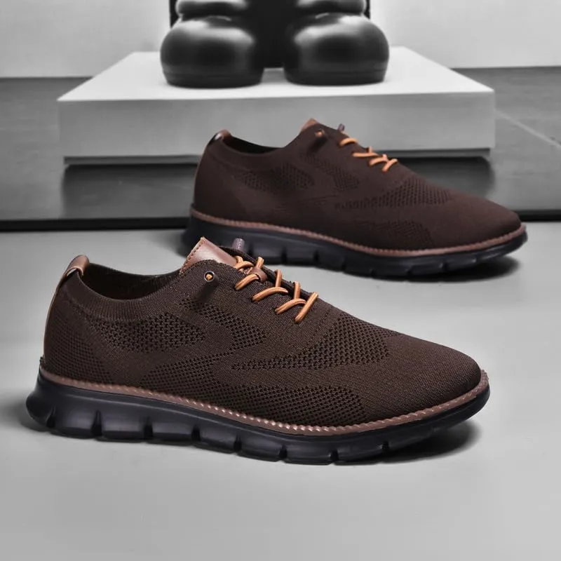Wearbreeze Men??s Business Casual Oxford Sneakers ?C Lightweight Lace-Up Dress Shoes for Work, Travel,Party & Daily Commute