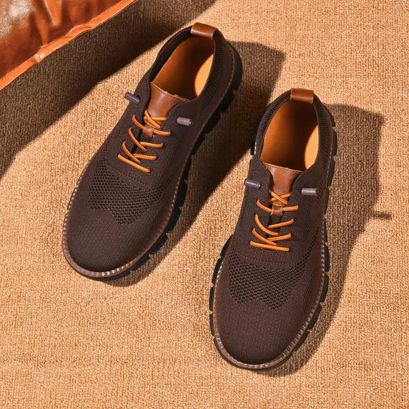 Wearbreeze Men??s Business Casual Oxford Sneakers ?C Lightweight Lace-Up Dress Shoes for Work, Travel,Party & Daily Commute