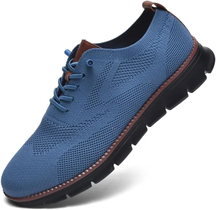 Wearbreeze Men??s Business Casual Oxford Sneakers ?C Lightweight Lace-Up Dress Shoes for Work, Travel,Party & Daily Commute