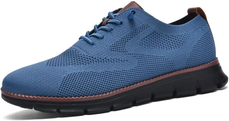 Wearbreeze Men??s Business Casual Oxford Sneakers ?C Lightweight Lace-Up Dress Shoes for Work, Travel,Party & Daily Commute