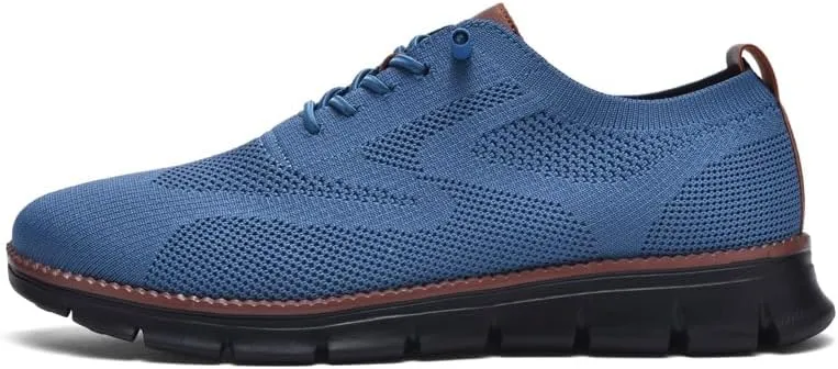 Wearbreeze Men??s Business Casual Oxford Sneakers ?C Lightweight Lace-Up Dress Shoes for Work, Travel,Party & Daily Commute