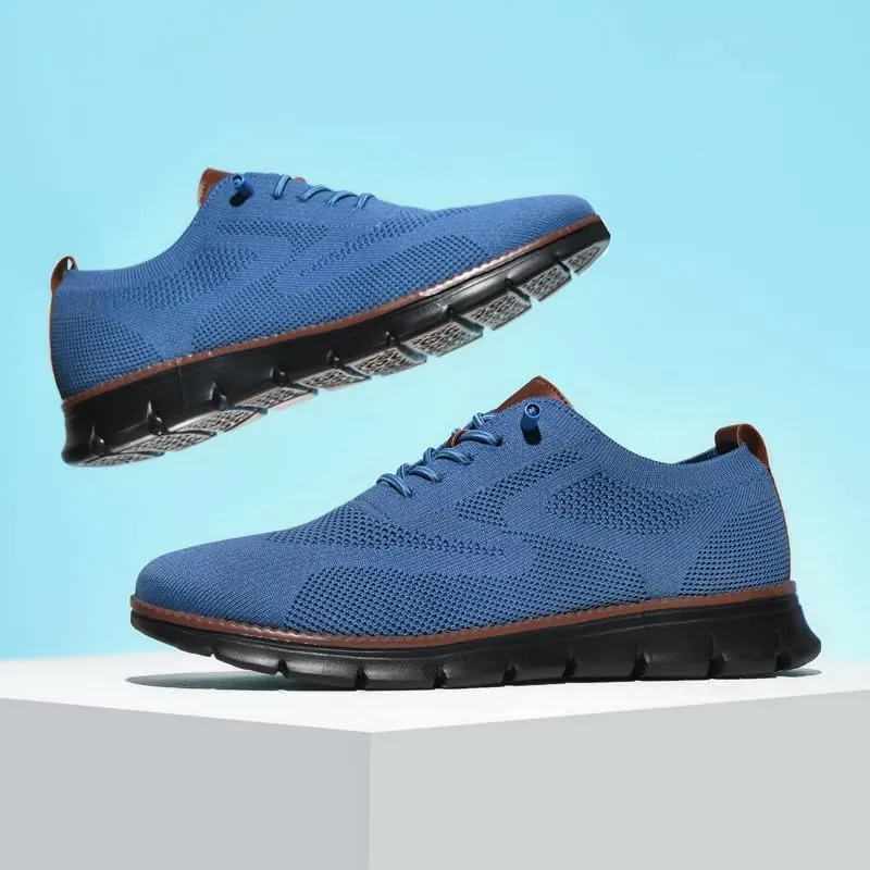 Wearbreeze Men??s Business Casual Oxford Sneakers ?C Lightweight Lace-Up Dress Shoes for Work, Travel,Party & Daily Commute