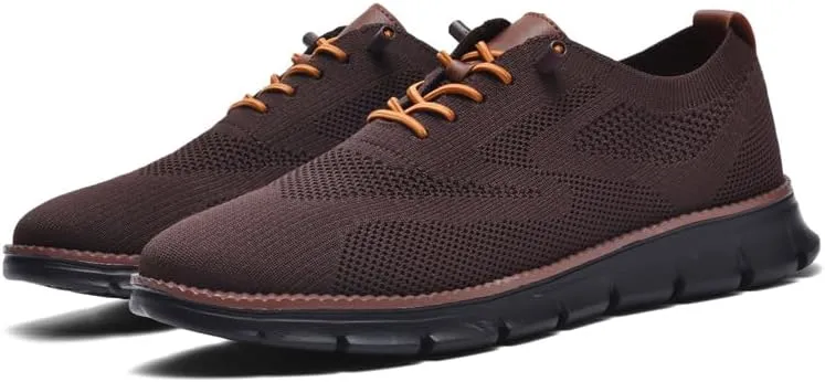 Wearbreeze Men??s Business Casual Oxford Sneakers ?C Lightweight Lace-Up Dress Shoes for Work, Travel,Party & Daily Commute