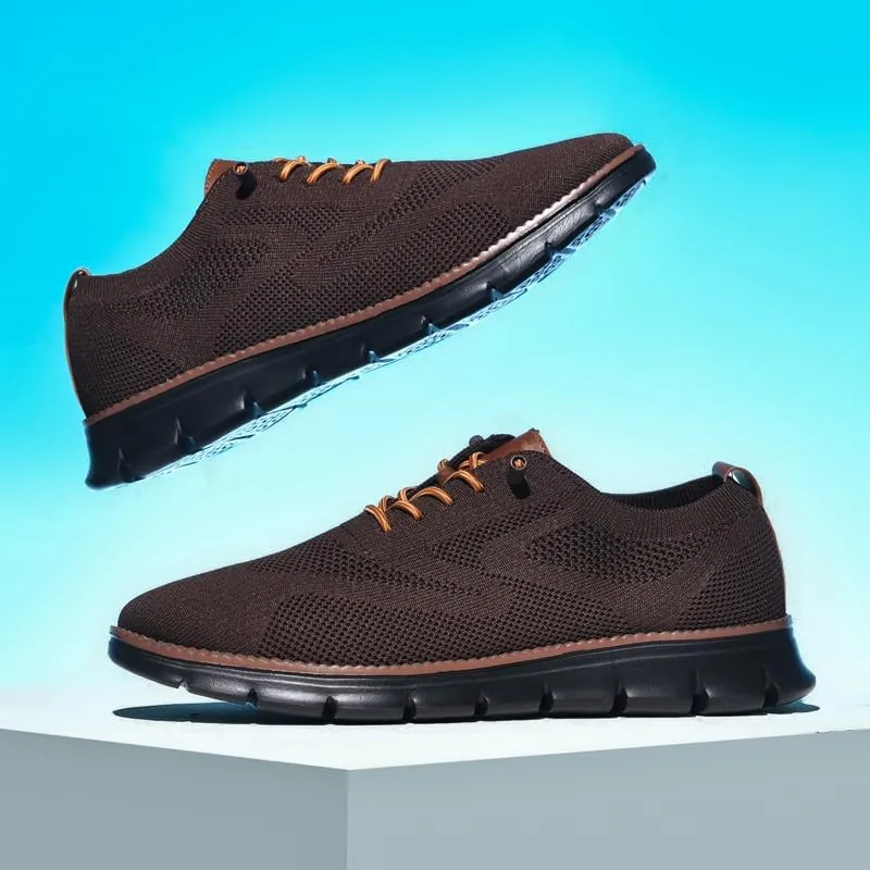 Wearbreeze Men??s Business Casual Oxford Sneakers ?C Lightweight Lace-Up Dress Shoes for Work, Travel,Party & Daily Commute